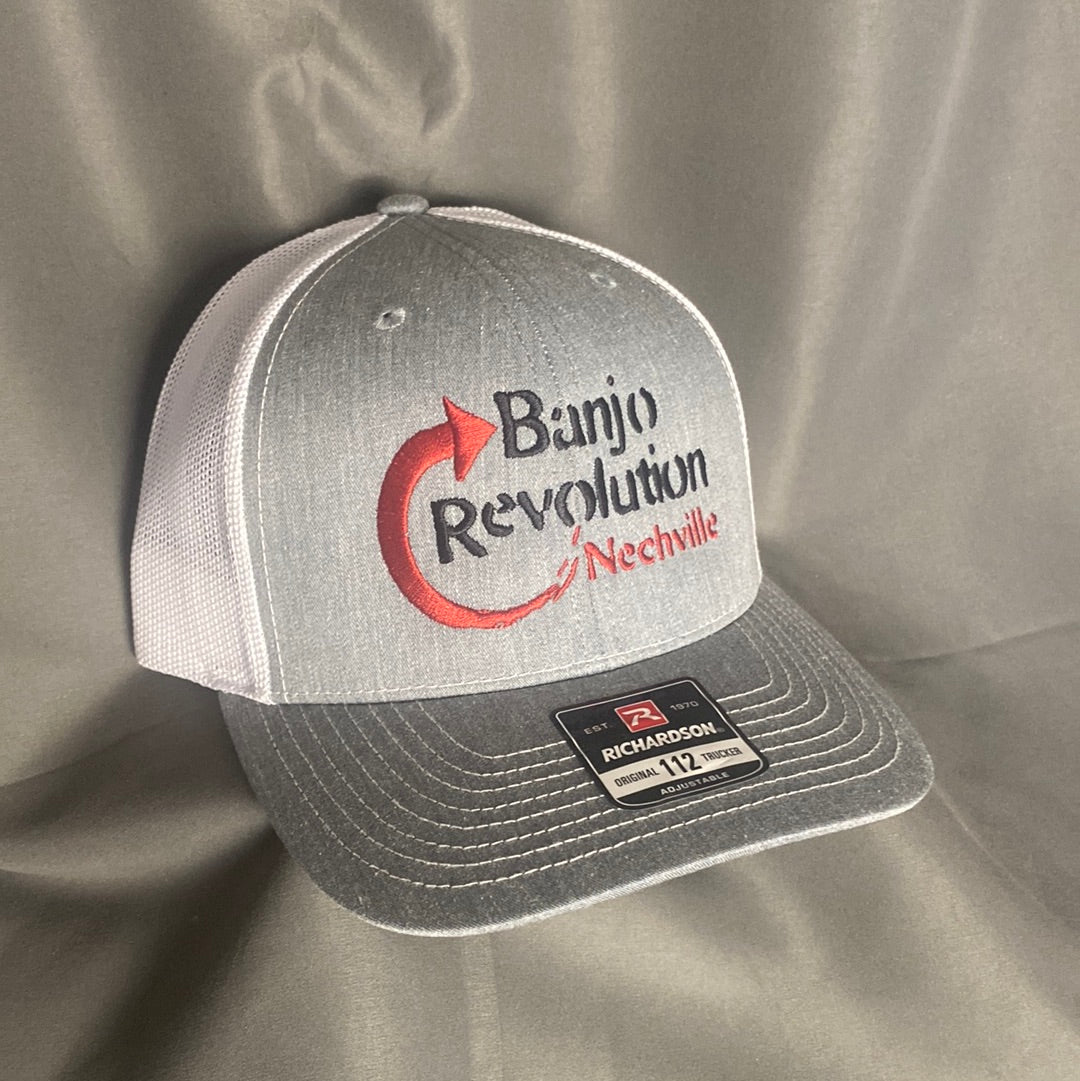 Banjo Revolution Cap Gray & White