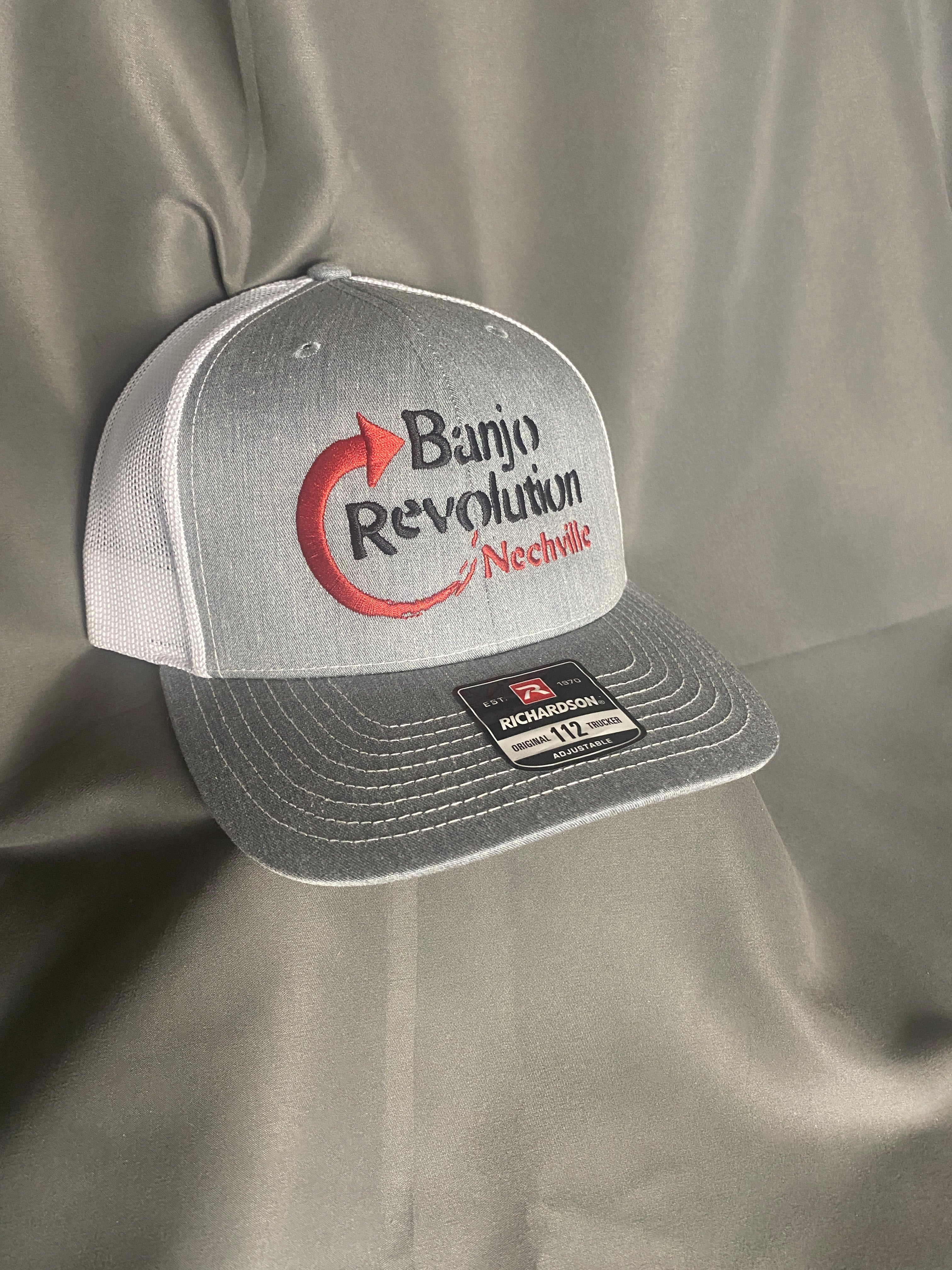 Banjo Revolution Cap Gray & White
