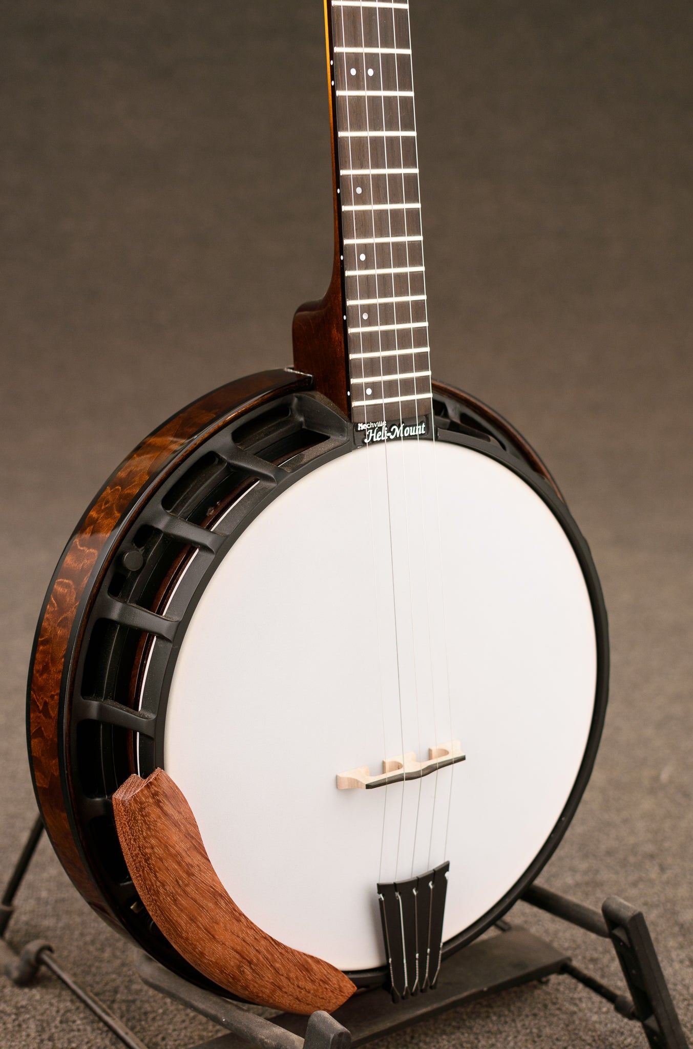 Nechville Curly Maple Phantom Banjo w/ Quilted Maple Resonator