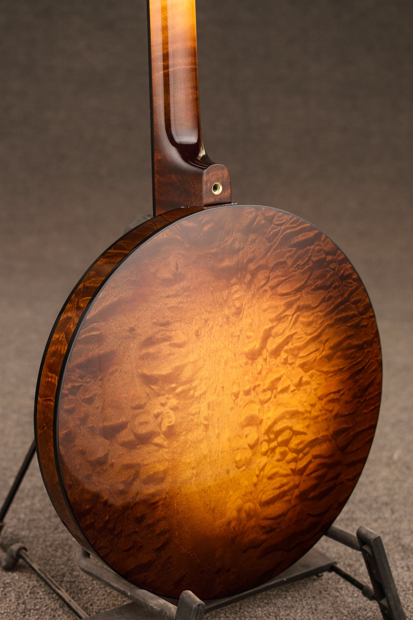 Nechville Curly Maple Phantom Banjo w/ Quilted Maple Resonator