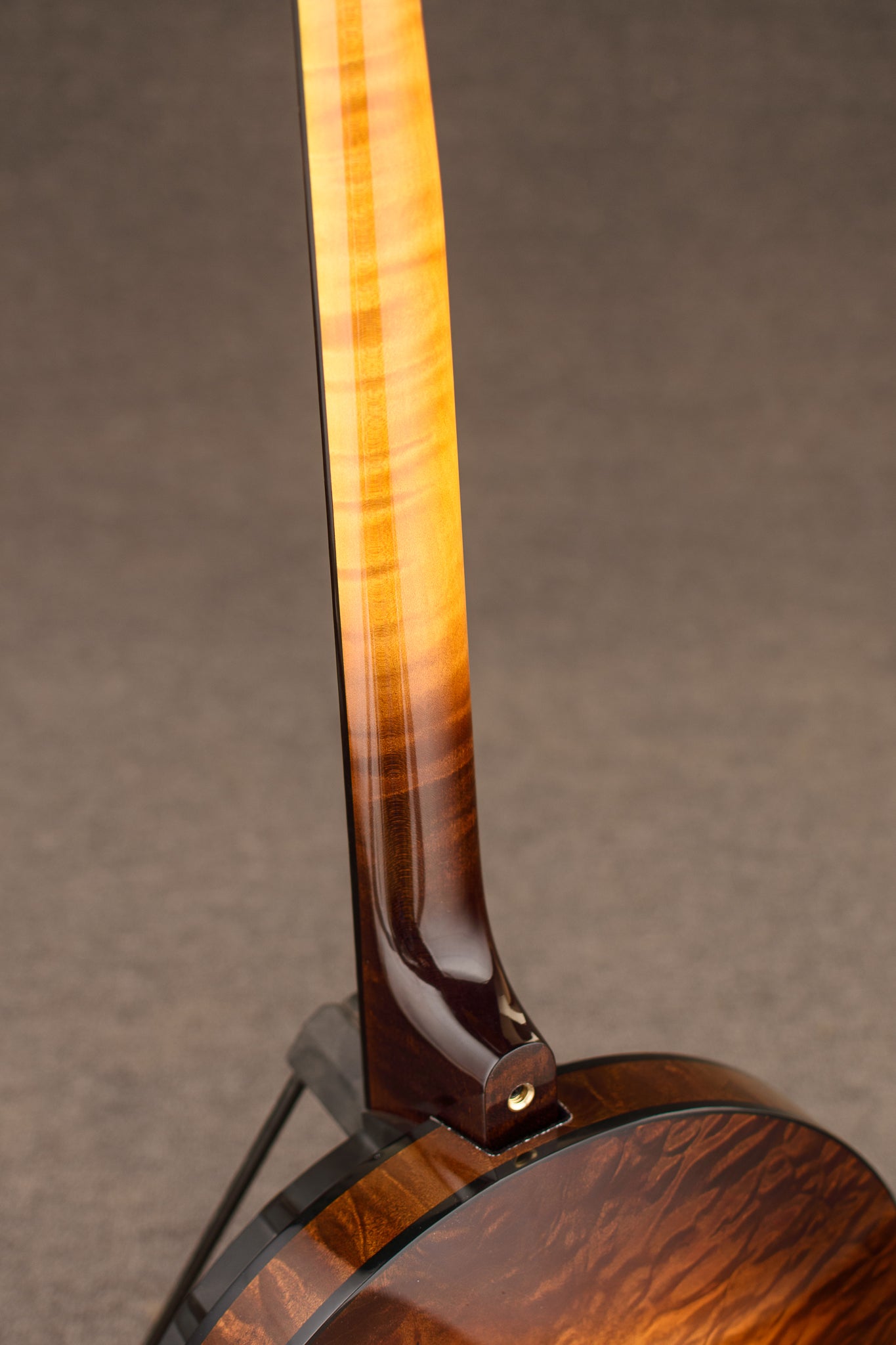 Nechville Curly Maple Phantom Banjo w/ Quilted Maple Resonator