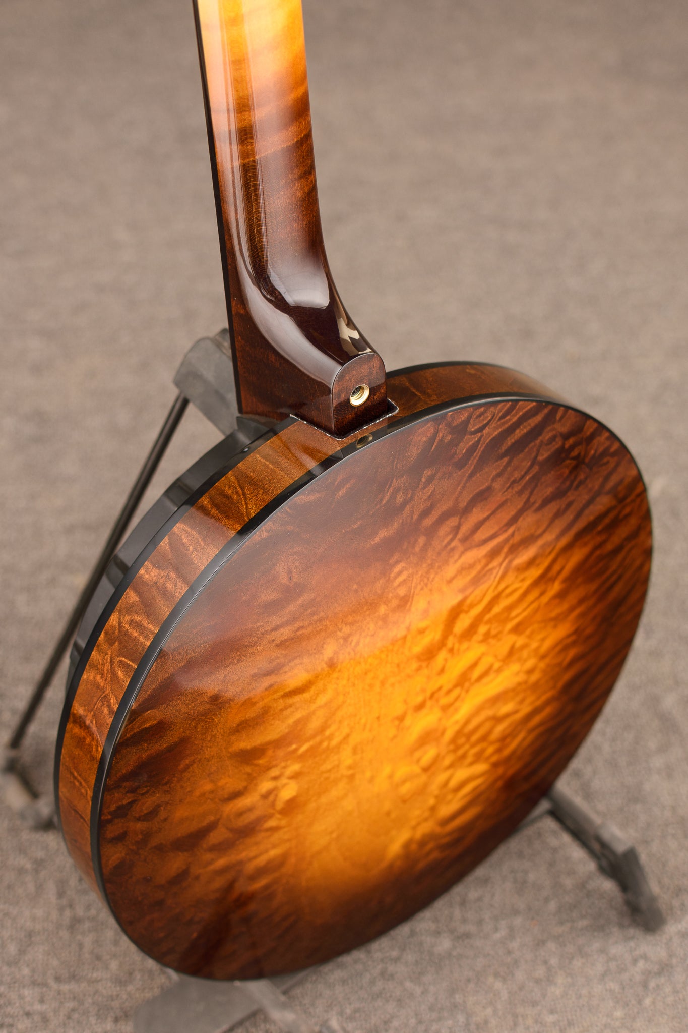 Nechville Curly Maple Phantom Banjo w/ Quilted Maple Resonator