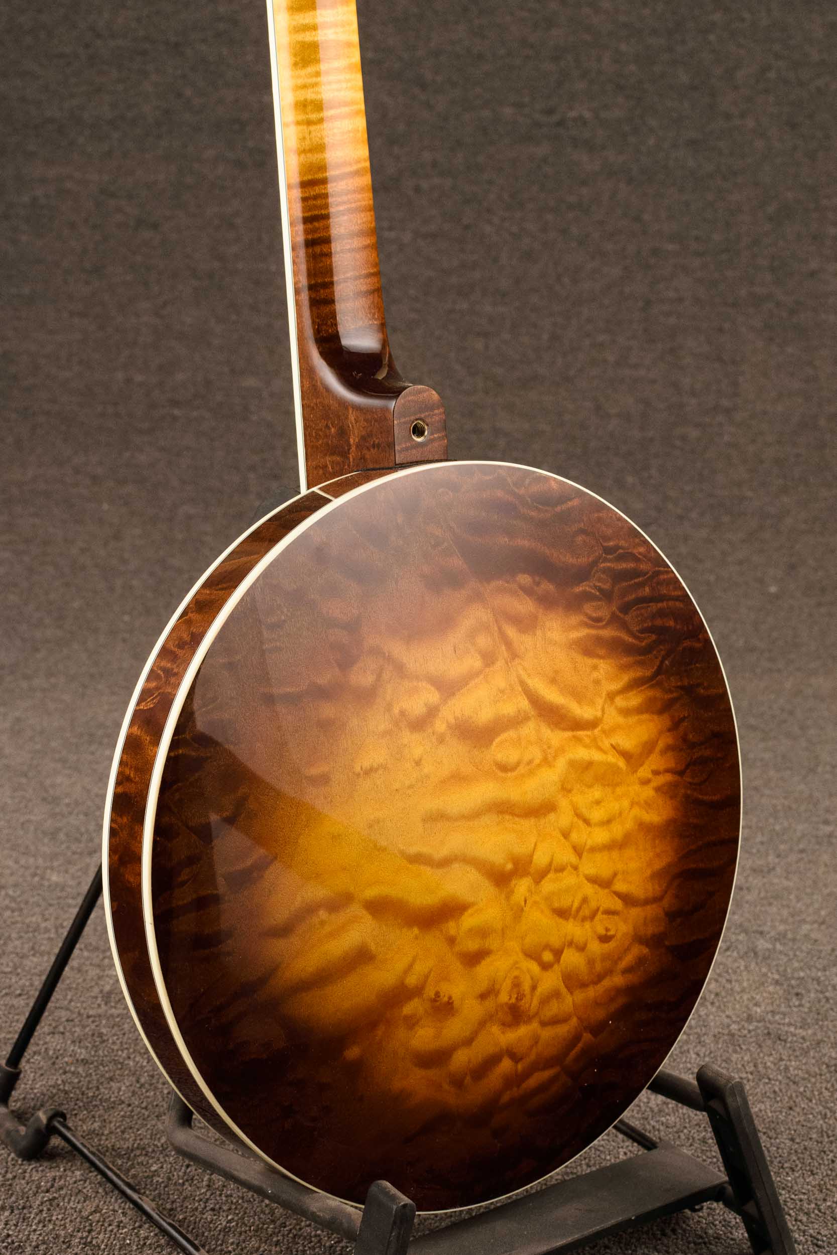 Nechville Orion 5 String w/ Hybrid Tone Ring & Honey Amber Finish